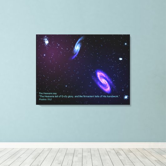 Toile Les cieux (Insitu (Plancher de Bois))