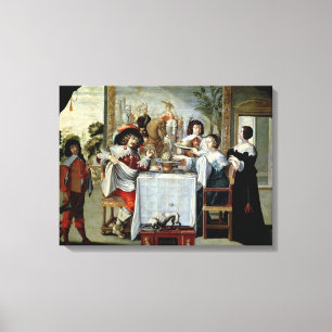 Toile Les cinq sens - goût