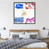 Toile Les cinquièmes éléments d'abstrait (Insitu(Chambre))