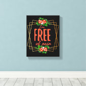 Toile les citations positives de vibes (Insitu (Plancher de Bois))