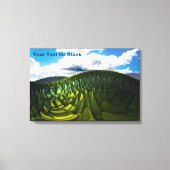 Toile Les Collines Vertes De La Terre (Recto)