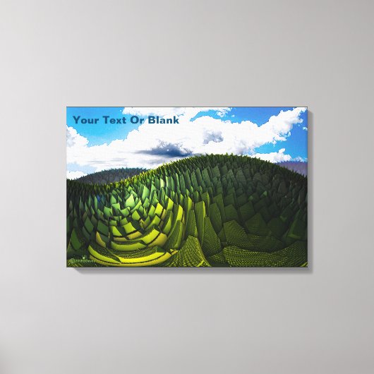 Toile Les Collines Vertes De La Terre (Recto)