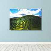 Toile Les Collines Vertes De La Terre (Insitu (Plancher de Bois))