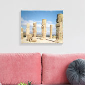 Toile Les colonnes atlantiques au sommet de la pyramide  (Insitu(Salon))