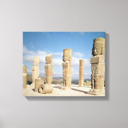 Toile Les colonnes atlantiques au sommet de la pyramide  (Recto)