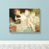 Toile Les compagnons de jeu, tirée de la Pears Annual, 1 (Insitu (Plancher de Bois))