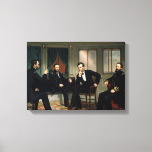 Toile Les conciliateurs Abraham Lincoln ont enveloppé l