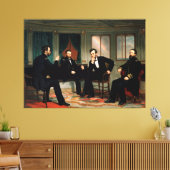 Toile Les conciliateurs de George Peter Alexander Healy (Insitu(Salon))