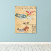 Toile Les constellations de Sagittaire et (Insitu (Plancher de Bois))