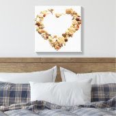 Toile Les coquillages agités forment une forme cardiaque (Insitu(Chambre))