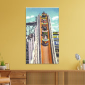 Toile Les couples qui descendent le volant tournent (Insitu(Salon))