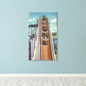 Toile Les couples qui descendent le volant tournent (Insitu (Plancher de Bois))