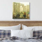 Toile Les coureurs se reposent près des ruines de l'abba (Insitu(Chambre))