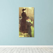 Toile Les courses à Auteuil, Paris (huile sur toile) (Insitu (Plancher de Bois))