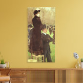 Toile Les courses à Auteuil, Paris (huile sur toile) (Insitu(Salon))