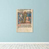 Toile Les Croisés bombardent Nicée avec des têtes en 109 (Insitu (Plancher de Bois))