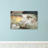 Toile Les cygnes, 1900 (Insitu (Plancher de Bois))