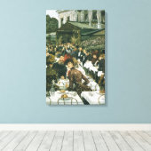 Toile Les dames de l'artiste par James Tissot, Art Vinta (Insitu (Plancher de Bois))