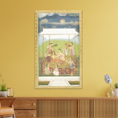 Toile Les dames écoutant de la musique dans un jardin, d (Insitu(Salon))