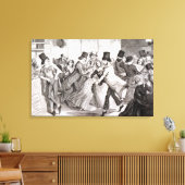 Toile Les Dancing Rooms, plaque 3 de 'The Drunkard's Chi (Insitu(Salon))