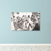 Toile Les Dancing Rooms, plaque 3 de 'The Drunkard's Chi (Insitu (Plancher de Bois))