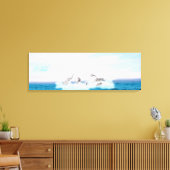 Toile Les dauphins qui sautent (Insitu(Salon))