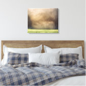 Toile Les débris volent juste après cette violente torna (Insitu(Chambre))