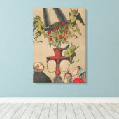 Toile Les Démons Verts Retirant La Couverture Du Bouquet (Insitu (Plancher de Bois))