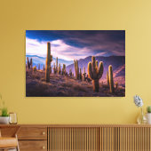 Toile Les déserts | Cactus Paysage Argentine (Insitu(Salon))
