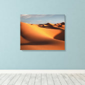Toile Les déserts | Erg Chebbi Dunes Maroc (Insitu (Plancher de Bois))