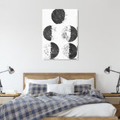 Toile Les dessins de Galileo des phases de la lune (Insitu(Chambre))
