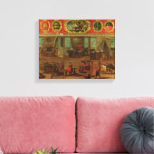 Toile Les détergents en tissu pour démontrer leur commer (Insitu(Salon))