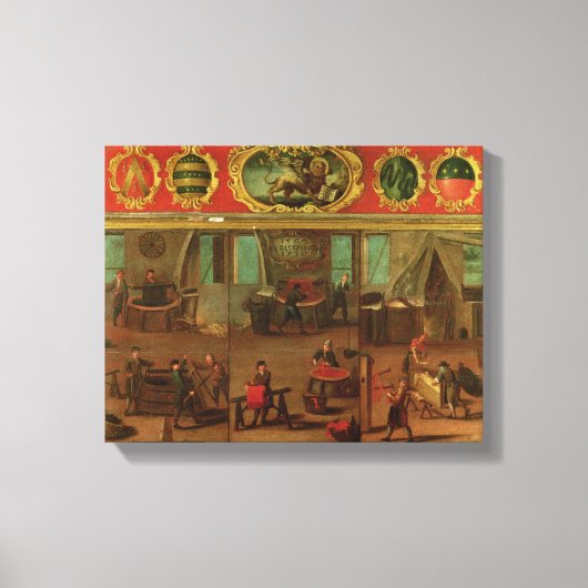 Toile Les détergents en tissu pour démontrer leur commer (Recto)