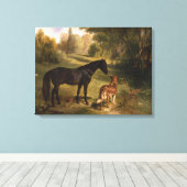 Toile Les deux amis (Insitu (Plancher de Bois))