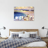 Toile Les deux plages en hiver, Parame, Saint-Malo (Insitu(Chambre))