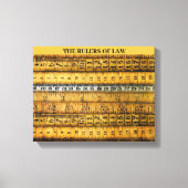 TOILE LES DIRIGEANTS DU DROIT (Recto)