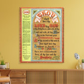 Toile Les dix commandements (Insitu(Salon))