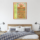 Toile Les dix commandements (Insitu(Chambre))