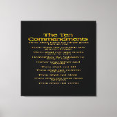 Toile Les dix commandements 01 (Recto)