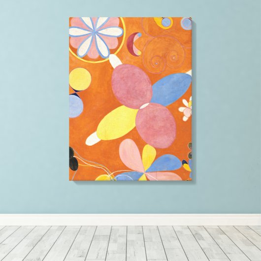 Toile Les dix plus grands, Groupe IV, No 3 par Hilma af (Insitu (Plancher de Bois))