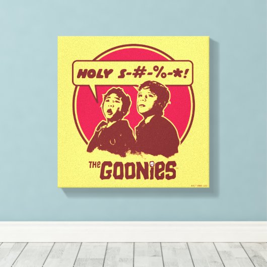 Toile Les données Goonies Expletive (Insitu (Plancher de Bois))