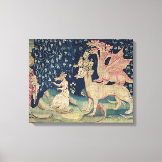 Toile Les dragons vommentant les grenouilles (Recto)