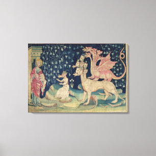 Toile Les dragons vommentant les grenouilles