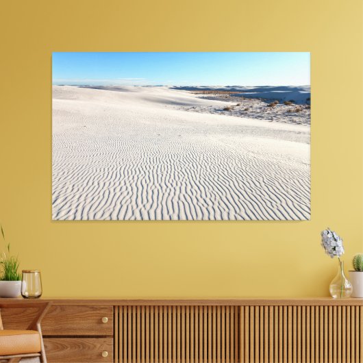 Toile Les dunes de sable blanc (Insitu(Salon))