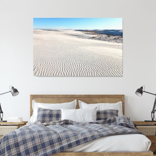 Toile Les dunes de sable blanc (Insitu(Chambre))
