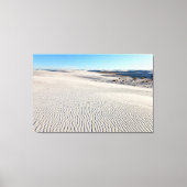 Toile Les dunes de sable blanc (Recto)