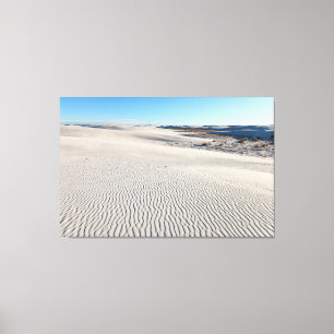 Toile Les dunes de sable blanc