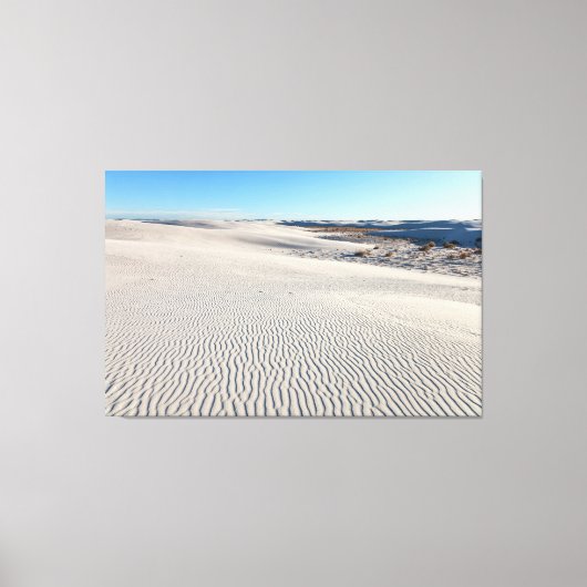 Toile Les dunes de sable blanc (Recto)