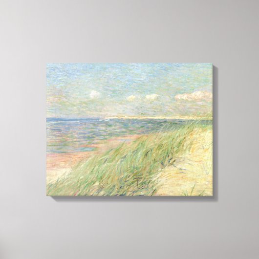 Toile Les Dunes du Zwin, Knokke, 1887 (huile sur toile) (Recto)