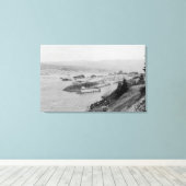 Toile Les écluses en cascade sur la rivière Columbia Pho (Insitu (Plancher de Bois))